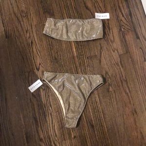 Gold Sparkle Two Piece